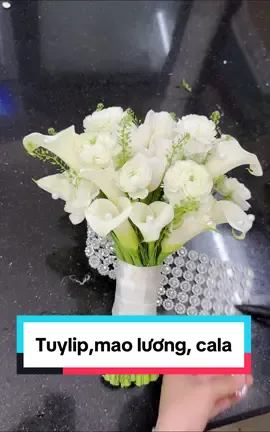 Sự xinh đẹp nhân 3 với tuylip, mao lương, cala#slowflorist #hoa_cầm_tay_cô_dâu💐💐 #váycưới #hoacưới #hoacầmtaycôdâu💐 #hoa_tươi_cầm_tay_cô_dâu #hoa_cưới #wedding #mao_lương #calalily #tuylip 