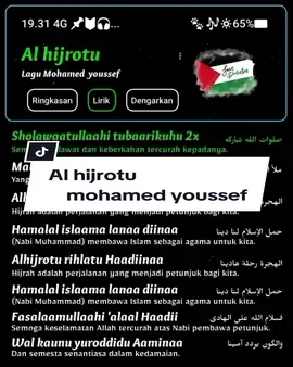 lirik lagu sholawat #alhijrotu #sholawat #liriklagu #lirikgoogle #fyptiktok #laguviral #lagusholawat #freepalestine🇵🇸❤️ 
