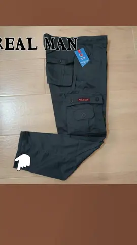 Realman men's 6 pocket cargo pants, 4 colors available  #cargopants #formen #plain #cotton #casual #6pocket