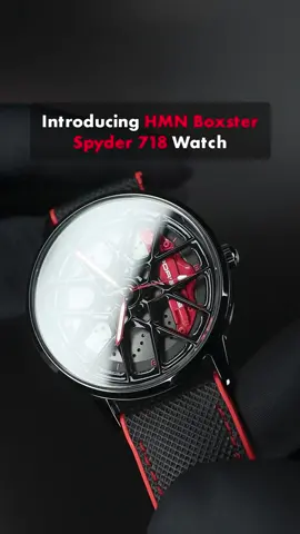 HMN Boxster Spyder 718 watch. Our latest release. #hmnwatch #porsche 