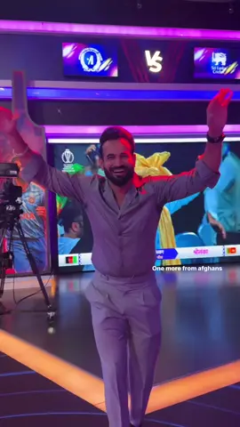 IRFAN PATHAN DANCE FOR AFGHANISTAN WINING🎉🕺😍#afghanistan🇦🇫 #cricket #wc23 #afgvssl 