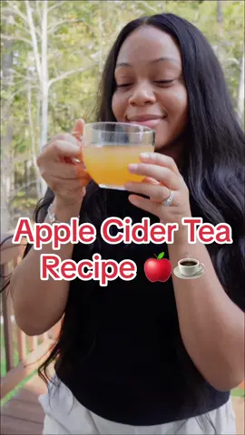 Looking for a FALL tea recipe? 🍁Try this tasty abnd easy Apple Cider Tea Recipe! 🍎☕️ #fallaesthetic #applecider #applecidervinegar #seamoss #cinamon #cloves #tearecipe #herbalvineyards 