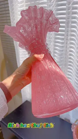 Bình Hoa Thủy Tinh Miệng Lượn  #binhhoathuytinh #binhcamhoa #ntt #TikTokAwardsVN2023 