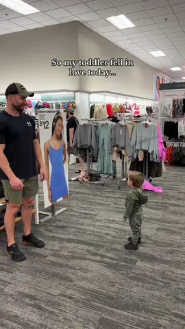 found love in the middle of target #toddlersoftiktok #babyboy #firstcrush #boymom #toddlerlife #toddlermom #loveatfirstsight 