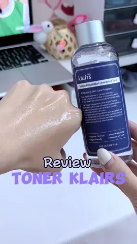 Toner quốc dân dành cho mọi loại da lunn #toner #klairs #xuhuong #fyp 