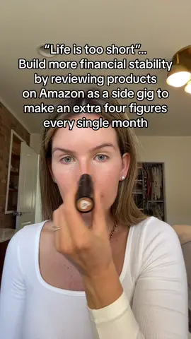 You can review products around your home that you already own and love to make commissions with Amazon—its the easiest side hustle to start right away without any special equipment or previous skills needed. #sidegigfromhome #amazonreviewer #sidehustleforbeginners #extraincomesidejobs 
