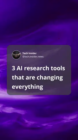 Got any other AI research tools you want others to know about? Share them in the comments :) #techtok #aitools #aitips #aiautomation #topaitools2023 #usefulaitools #aitok #aitoolsforstudents #aitoolsyouneed #airesearch #researchtips