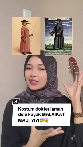 Pas pertama kali baca juga ga nyangka banget, emang boleh tampilan dokter semenyeramkan ini?😰 Btw tambahan info dikit, saking terbatasnya ilmu pengetahuan saat itu, para plague doctor ini berusaha ngobatin pasien pasien wabah dengan cara ‘blood letting’ yang artinya para dokter ngeluarin darah para pasiennya dengan jumlah banyak karna mereka percaya bakterinya ada di darah🥶🥶🥵🥵 #edukasikesehatan #edukasi #kesehatan #plaguedoctor Next kita bahas lebih lanjut tentang wabah black death ya! 