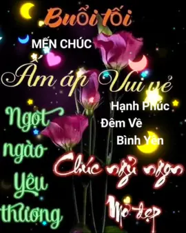 chúc cả nhà buổi tối ngủ ngon mơ đẹp ❤️❤️❤️