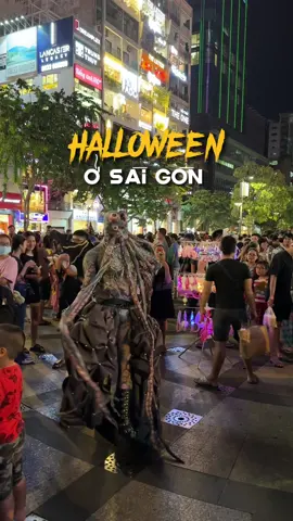 Không khí Halloween ở Sài Gòn thật náo nhiệt #saigon #paophe #xuhuong #trending 