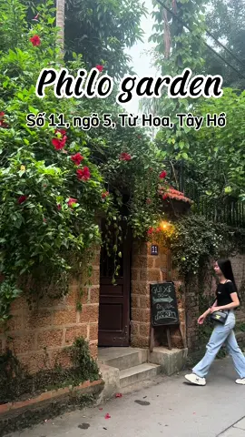 Một quán cafe sân vườn rất thích hợp để ngồi chill mùa thu này #reviewcafe #cafehanoi #philogarden #hotay #xuhuongtiktok #fyp 