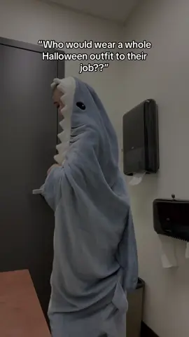 Me🦈 Been getting a lot of weird looks from elders😂 or compliments. My colleagues are just like “that’s Oriya” #halloweencostume #work #job #oriya #humour #outfit #onesie #shark #fyp #iconic #iamclumsy_ori #beautiful #og #sexy #04 #18 #halloween2023 #2023 #fit #draft 