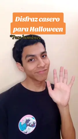 Disfraz para hombre con ropa normal. 😎 #CHURS!!! / #halloween #fypシ #disfraz #grwm 