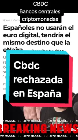 Cbdc es esclavitud y control los bancos centrales y gobiernos jamás han querido el beneficio de las mayorías . #sec #bkackrock #trading #halving2024 #cbdc #alextraderacademy 
