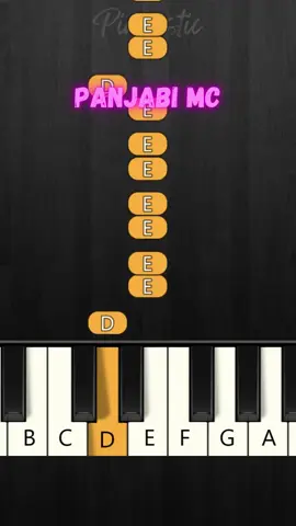 Panjabi MC - Mundian To Bach Ke 🇮🇳 EASY Piano Tutorial Cover #panjabimc #mundiantobachke #pianotutorial