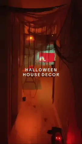 house warming party but make it spooky 👻 #halloween #halloweendecor #halloweentransformation 