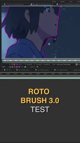 roto brush 3.0 in after effects 2024 is so op #aftereffects #animeedit #animeedits #animetutorial #yourname #yournameedit #fypシ