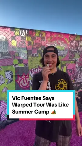 #PierceTheVeil’s #VicFuentes compares #WarpedTour to summer camp! 🏕️ #WWWYFest #festivalseason 