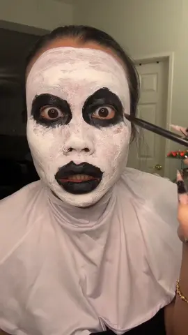 The nun makeup tutorial #thenun #halloween #makeup 