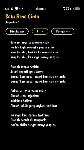 nyanyi bareng yuk 🙂🥀 #fyp #karaokelirik #saturasacinta #liriklagusad #liriklaguviral #lyrics 
