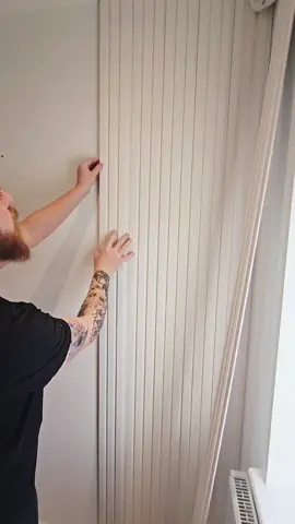 Another DIY with John 😆 This time it was my dressing area!  We have worked with @thepanelcompany who sent us their gorgeous Vox Linerio white slat panels and I purchased this mirror to give it more of a statement look!  What do you think? #panellingdiy #panellingwalls #panelling #diyprojects #diyhome #dressingrooms #dressingroominspo 