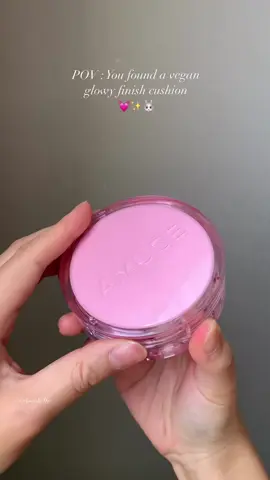 Looking for a vegan & dewy finish cushion? 🤭⚡️💓  @amuse_official - Dew Power Vegan Cushion  Vegan-friendly cushion that provides a dewy and glowy finish ✨ Formulated with natural plant-based ingredients, I feel my skin moisturized and dewy at the same time 🙈  Among the 4 shades, I took the 02 Healthy shade 💗 What’s your favorite cushion foundation? 💓✨🐰  #amuse #amusecushion #amusemakeup  #foundationhack #cushionfoundation #cushionmakeup #vegancushion #glowymakeup #glowingskin #glowingmakeup #dewymakeup #summermakeup  #koreanmakeup #makeupcollection #makeuptalk #satisfyingvideo #relaxingvideo #follow #explorepage  #makeupessentials #makeupfavorites #makeupmusthaves #like #makeupswatches #trendingaudio #trendingsound #asmr #asmrvideo #asmrsound #asmrmakeup 