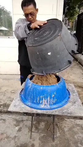 กระถางปูนปั้น60×17 ซ.ม#กระถางปลูกต้นไม้ปูนปั้น 