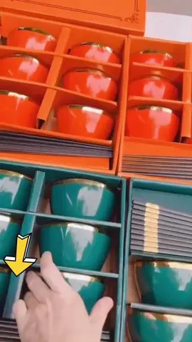 Bộ Bát HAPPY LIFE  Bát ăn cơm Chén ăn cơm sứ  Bộ bát quà tặng gốm sứ viền vàng cao cấp hộp đẹp #thinhhanh #tiktokviral #xuhuong #giadungtienich #batancomdep #chenancom #bochenbatcaocap 