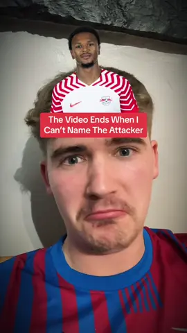 The Video Ends When I Can’t Name The Attacker! ⚽️ #football #striker #leipzig #rbleipzig 