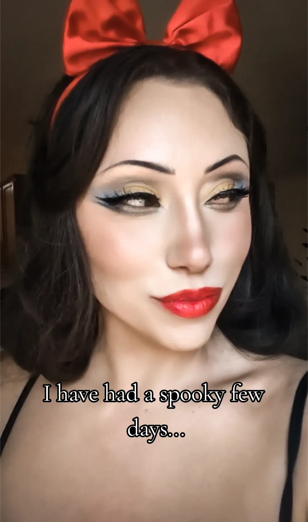 In the last few days I celebrated Halloween a few times. Which Halloween costume was your favorite of the three? Snow White, Lilith, or witch. #halloweencostumes #lilithcosplay #snowwhitecosplay #witchywoman 