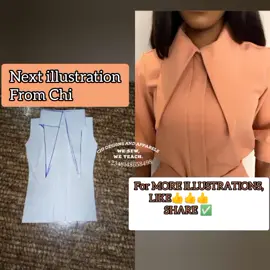 How to cut and extended collar Shirt #beninfashiontutor #shirt #illustratortutorial #paperdraft