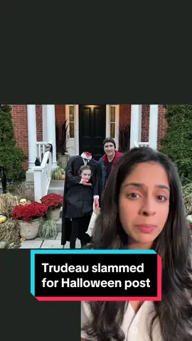 From ‘tone deaf’ to ‘overreaction’: Here’s how Canadians responded to Trudeau’s halloween post celebrating his son’s ‘beheaded’ costume. @Shibani Gokhale explains! #news #yahoo #canada #politics #cdnpoli #trudeau #gaza #halloween #israel #hamas #war #fyp 