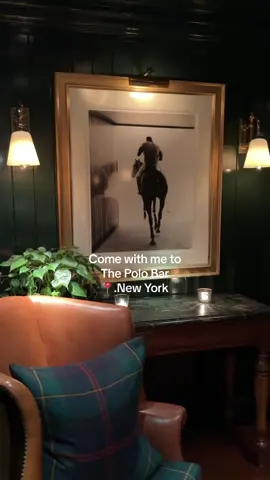 The Polo Bar #NewYork #ThePoloBar #polobarnyc #NewYorkBucketlist #FYP