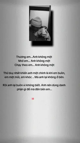Anh không biết dùng tư cách gì nữa...#fyp #xuhuong #buontatoi 