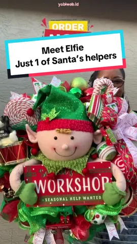 Santa’s helpers are very busy! Elfie is no exception ! He’s so adorable with his “Seasonal Help Wanted” sign. He’s surrounded by a few fun finds from Santa’s workshop! #dystined2shine #whimsicalaesthetic #holidaydecor #Christmasdecor #holidaydecorations #santashelpers #elf #bigheadelf #traditionalchristmas 