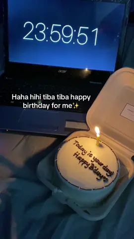 Thanks God for my current age, happy b’day for me🥹 #yourself #hbd 