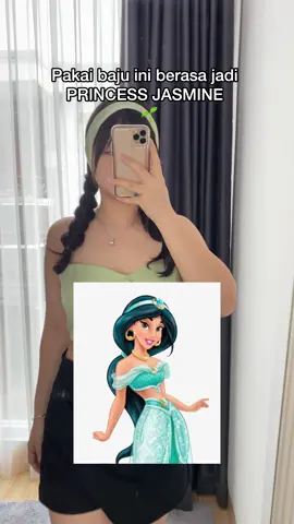 Cosplay jadi Princess Jasmine, Princess favoritku waktu kecil💃🏽💃🏽💃🏽🥹🥹🥹 #croptop #bajupantai #bajucrop #bajusummer #outfitinspo #outfitideas #OOTD #TikTokFashion #princessjasmine #princessjasminecosplay 