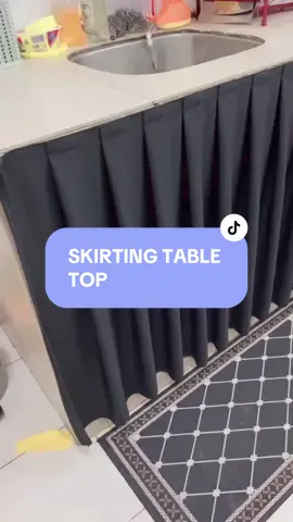 Replying to @Ncyzana Skirting sini memang murah and kain dia cantik berbaloi dgn harga 🥰 Setiap table top lain2 so sblm order kene ukur dulu tau . Kalau tak yakin ukur dalam inci dm seller terus utk dpt ukuran sebenar 😊 #skirtingkabinetdapur #skirtingtabletop #skirtingdapur #skirtingdapurmurah #skirtingsingki 