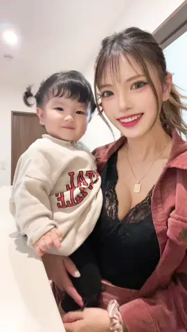 この前👶と二人でお留守番してた時の🏠#スウィートスマイル #子供のいる暮らし #赤ちゃん #娘っち 