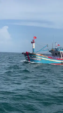 Đã chấp nhận đi trên con thuyền lớn ,thì phải chịu những cơn sóng lớn .Đôi khi nghề biển cũng là một cái đam mê của bao con người ❤️#ghemyluong #BĐ92179 #danbien #ngudan 