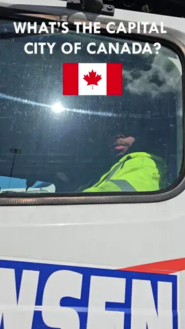 Do US truckers know the capital city of Canada? #canada #usa #quebec #montreal #toronto #ottawa #truck #driver