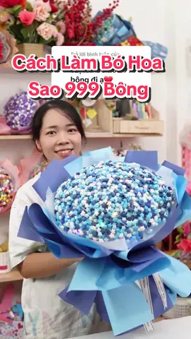 Trả lời @p.thanh203 Cách Làm Bó Hoa Sao 999 Bông  #vulaci #gocsangtao #LearnOnTikTok #handmadevitxinh #DIY #Handmade #hoasaogiay #bohoasao 