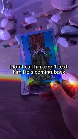 Don't text him don't call him he is coming back.💕🤟#tarot #tarotcards #tarotreading #lovereading #psychic #psychicmedium #psychicreading #clairaudience #horoscope #astrology #lovereading #spiritualhealing #spiritualhealer #energyhealing #twinflame #twinflames