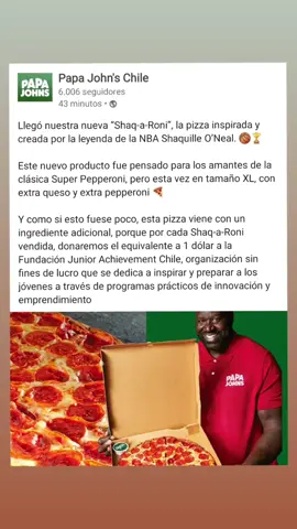 @Papa John's Chile @JA Américas @JA Worldwide  #pizzalover 