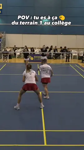 Tu joues le match de ta vie 😂 #badminton #sports #humour 