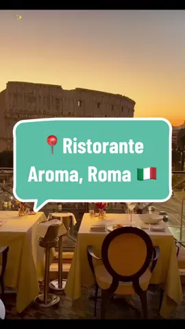 📍Ristorante Aroma #roma #rome #colosseo #coliseum #travelitaly #travelitalia #lugaresincreibles #coolplacesworld 🌎