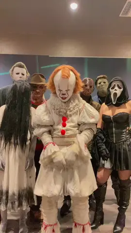 #Pennywise and friends at Halloween afterparty @TwistedPennywise #Pennywise #pennywisethedacingclown #fun #pennywisetheclown #afterparty #halloween #halloween2023 #scary #costumes #tiktokdance #capcut #fypシ #fyp #fy #dancing  