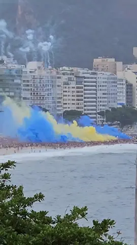 😍 La hinchada de Boca copando Brasil 💙💛💙 #la12 #bocajuniors #estoesboca #boca 