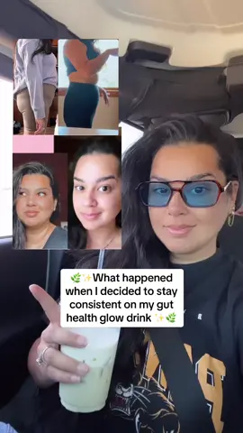 What happens when you start focusing on the root cause! Gut health is linked to so many things 💓 glow drink linked in bio girls #beforeandafter #weightloss #bloating #hormonesupport #guthealth  
