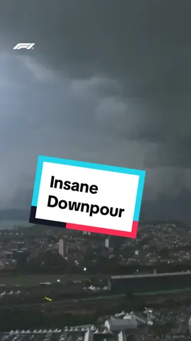 brazil accidentally became a night race 🌌☔️ #f1 #formula1 #sports #rain #brazil #saopaulo #weather #storm 
